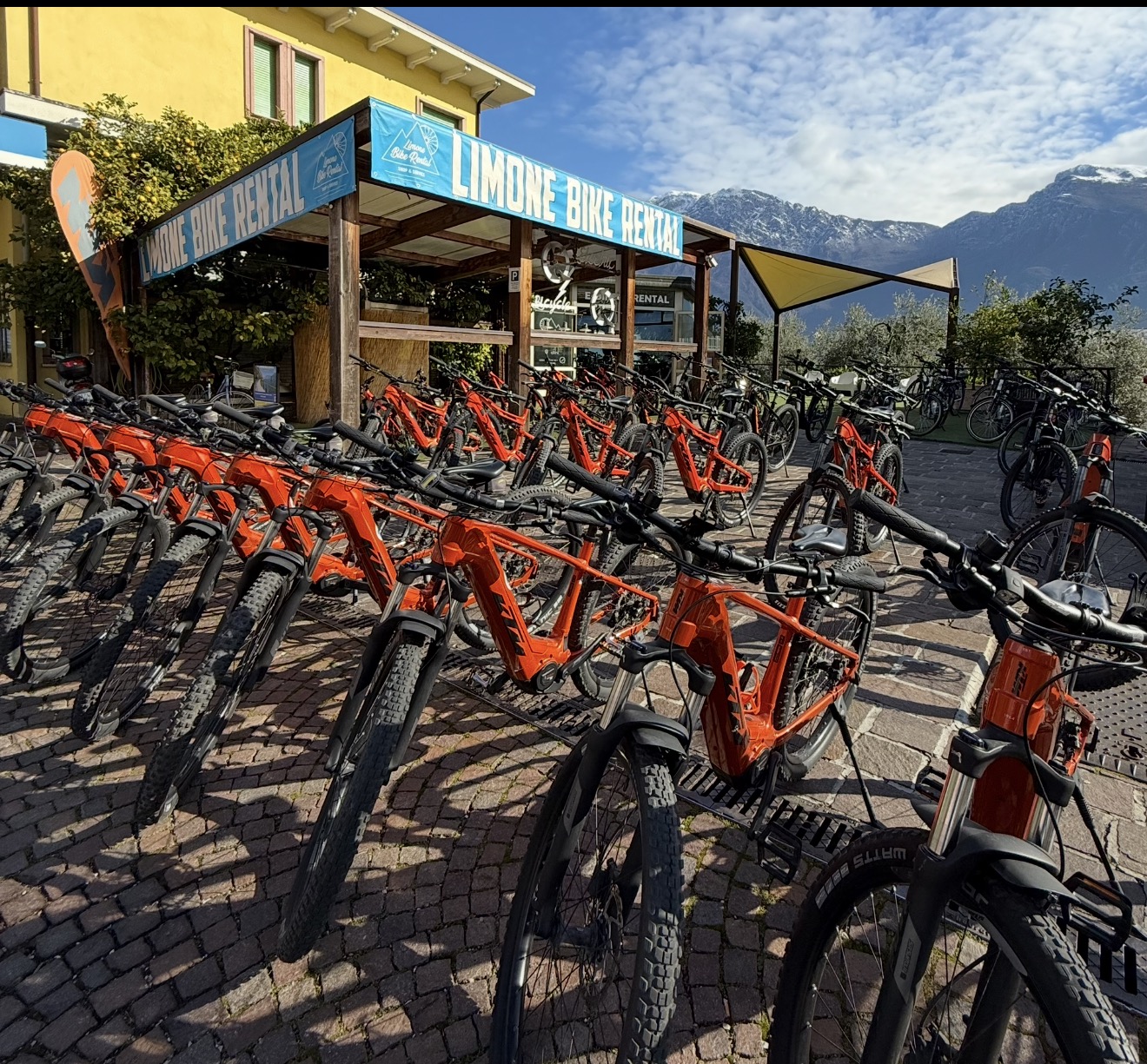 Limone Bike Rental bicycle fleet